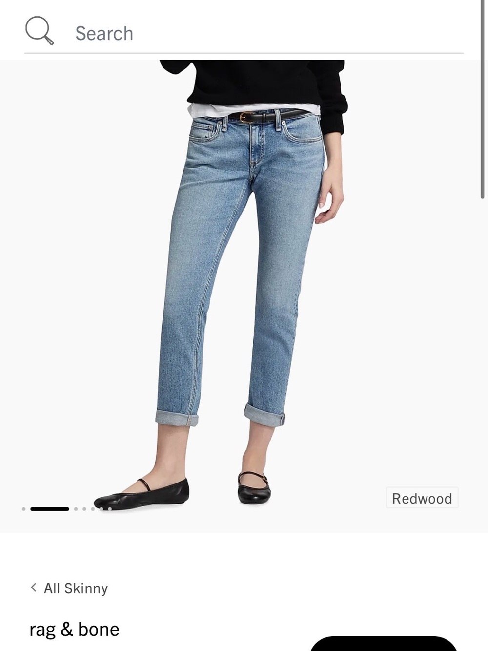 rag & bone Women’s The Dre Jeans in Sunset size 27